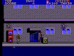 E-SWAT screenshot 3 for Sega Master System